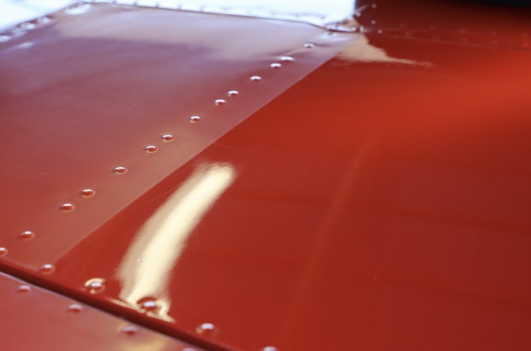 Aircraft paint restoration before and after Ontario