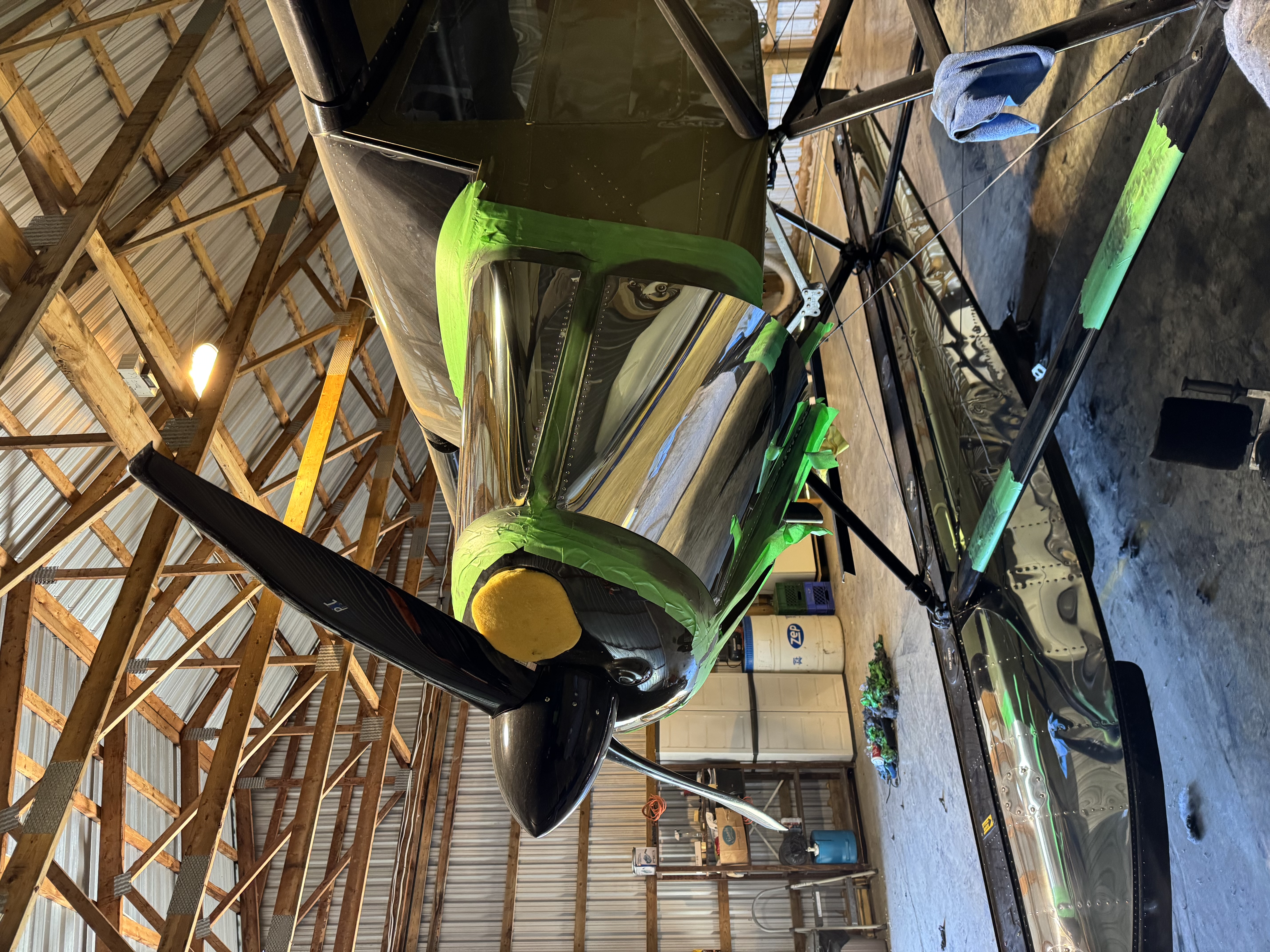 Floatplane cowling brightwork aluminium polish GTA