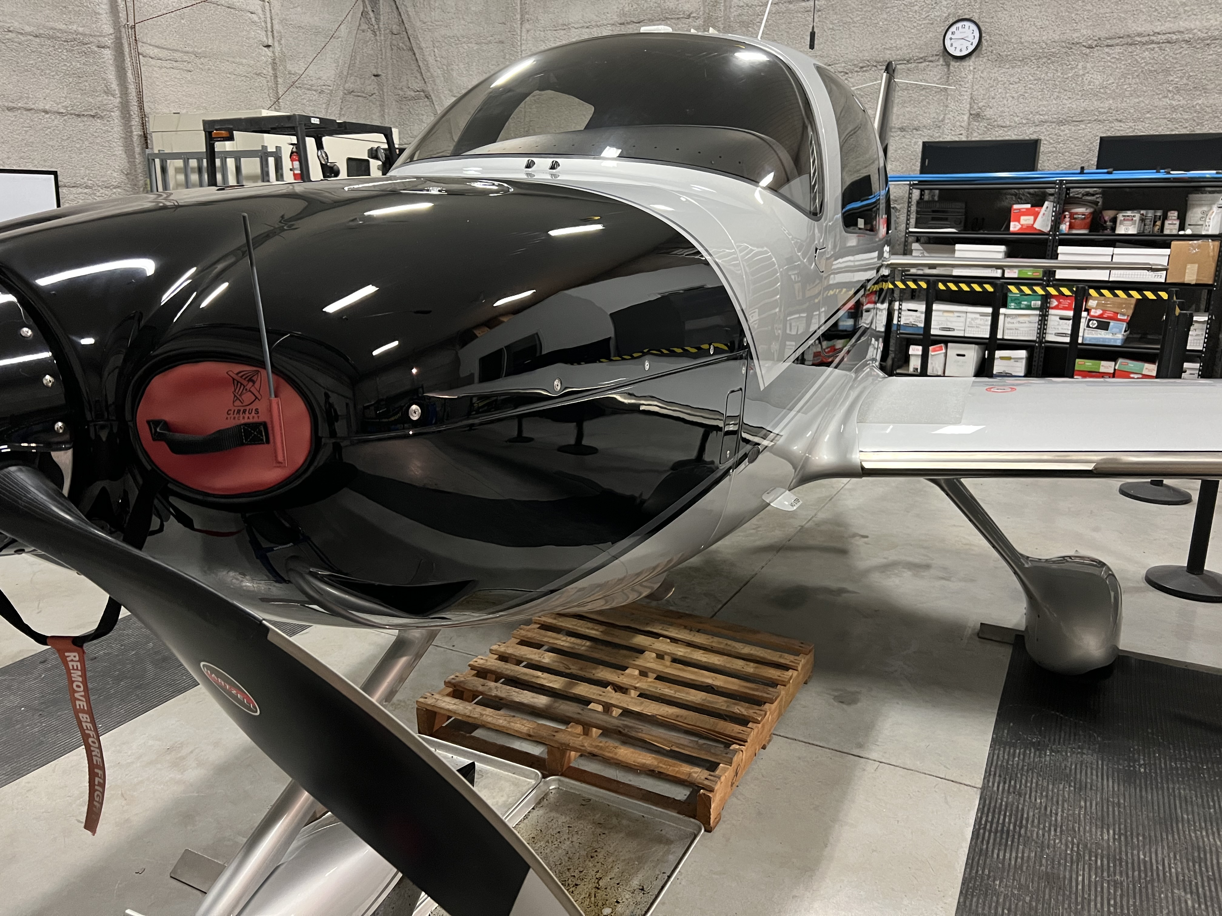 Cirrus SR aircraft paint correction cowling polishing GTA