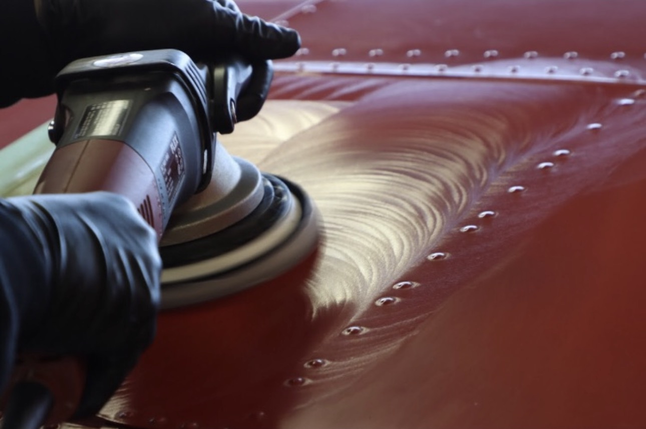 Aircraft paint correction machine polishing GTA Ontario